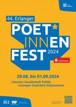 Plakat Poet*innenfest 2024